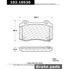 Centric Parts CTEK Brake Pads, 102.10530 102.10530